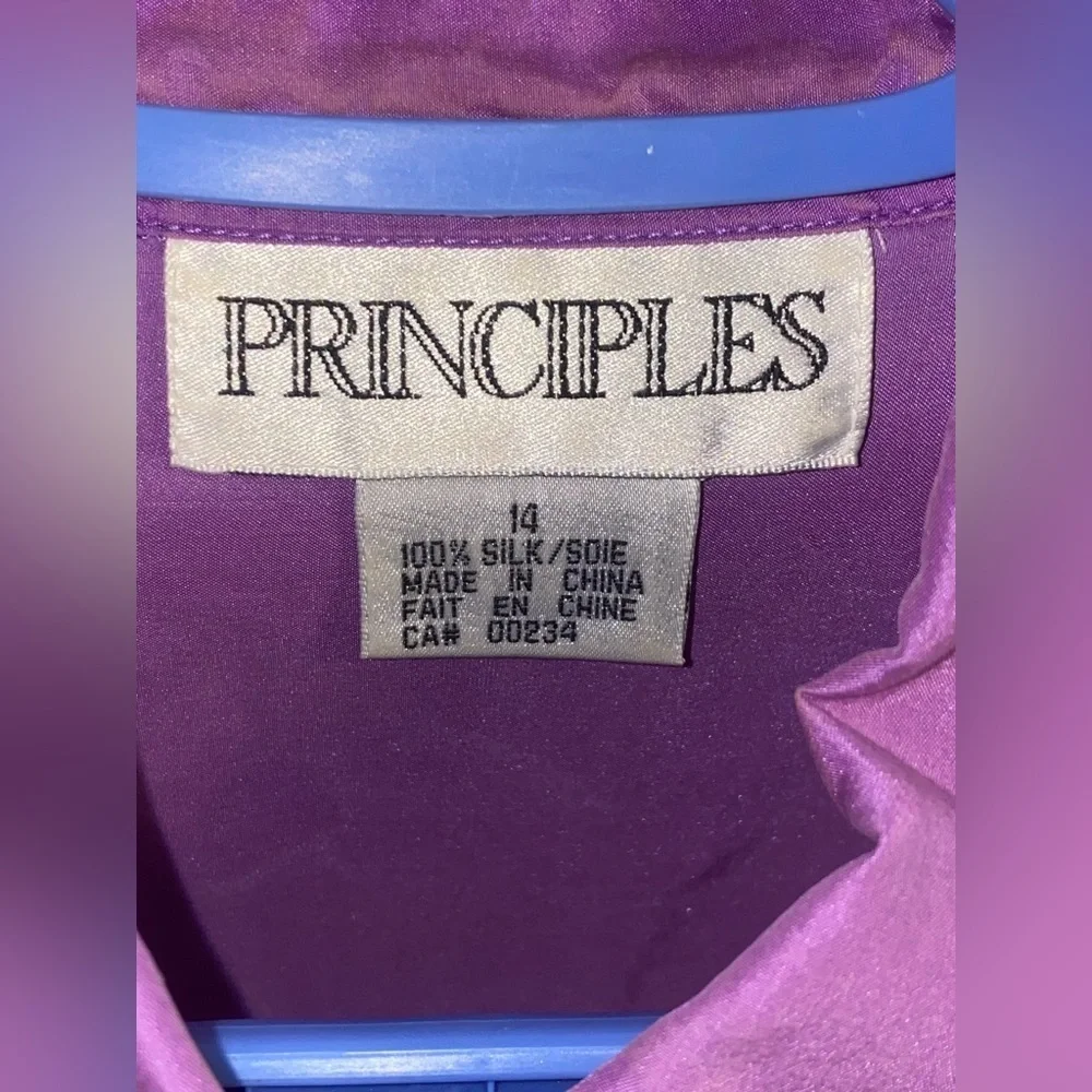 Purple Button Down Shirt - Picture 3 of 7